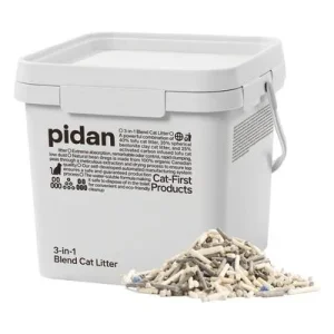 pidan Tofu- & Bentonit-Katzenstreu mit Aktivkohle 5,2kg