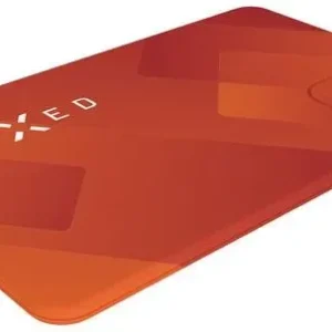 Praktische Doppelleine FIXED FIXTAG-CARD-OR Bluetooth-Tracker Orange - HaustierPro