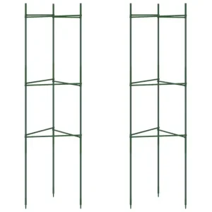 Premium Tomatenkäfig 2 Stk. 116 cm Stahl und PP - HaustierPro