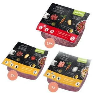 proCani Menü Paket Rind & Geflügel 28 x 500 g