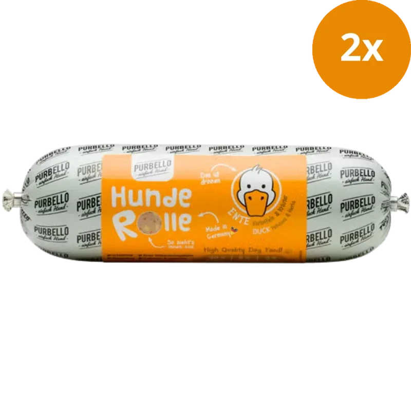 PURBELLO HundeRolle Ente mit Kartoffeln & Kräutern 800 g - Image 2