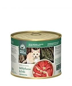 Pure Nature Katze Adult Wildschwein & Ente mit Kamille