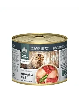 Pure Nature Katze Senior Geflügel & Wild mit Rosmarin