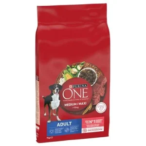 PURINA ONE Medium/Maxi Adult Rind & Reis 7 kg