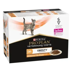 Purina Pro Plan Veterinary Diets OM St/Ox Obesity Management 10 x 85g Nassfutter Katze