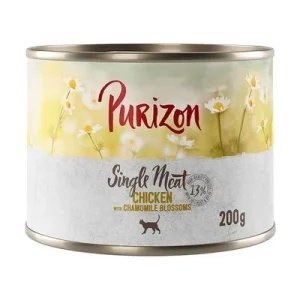 Purizon Single Meat 6 x 200 g Huhn mit Kamillenblüten