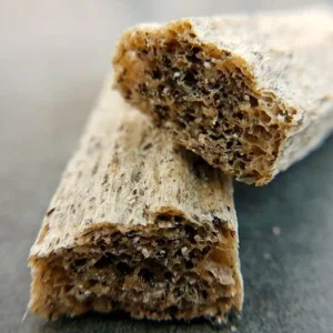qchefs Puffed Cheese Hüttenkäse-Cracker, 3 Stück