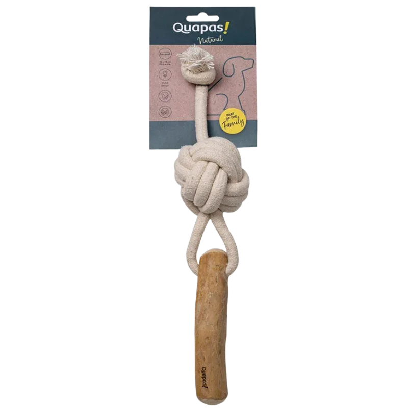 Quapas Dog Toy Coffeewood