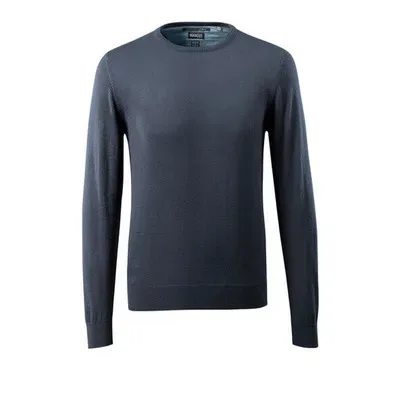 Reflektierende Sicherheitsweste MASCOT® - Strickpullover FRONTLINE, Schwarzblau, Größe L - HaustierPro