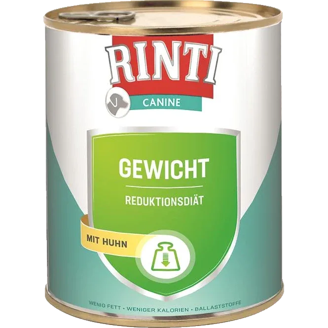 Rinti Canine 800g Reduktionsdiät Gewicht mit Huhn 800 g
