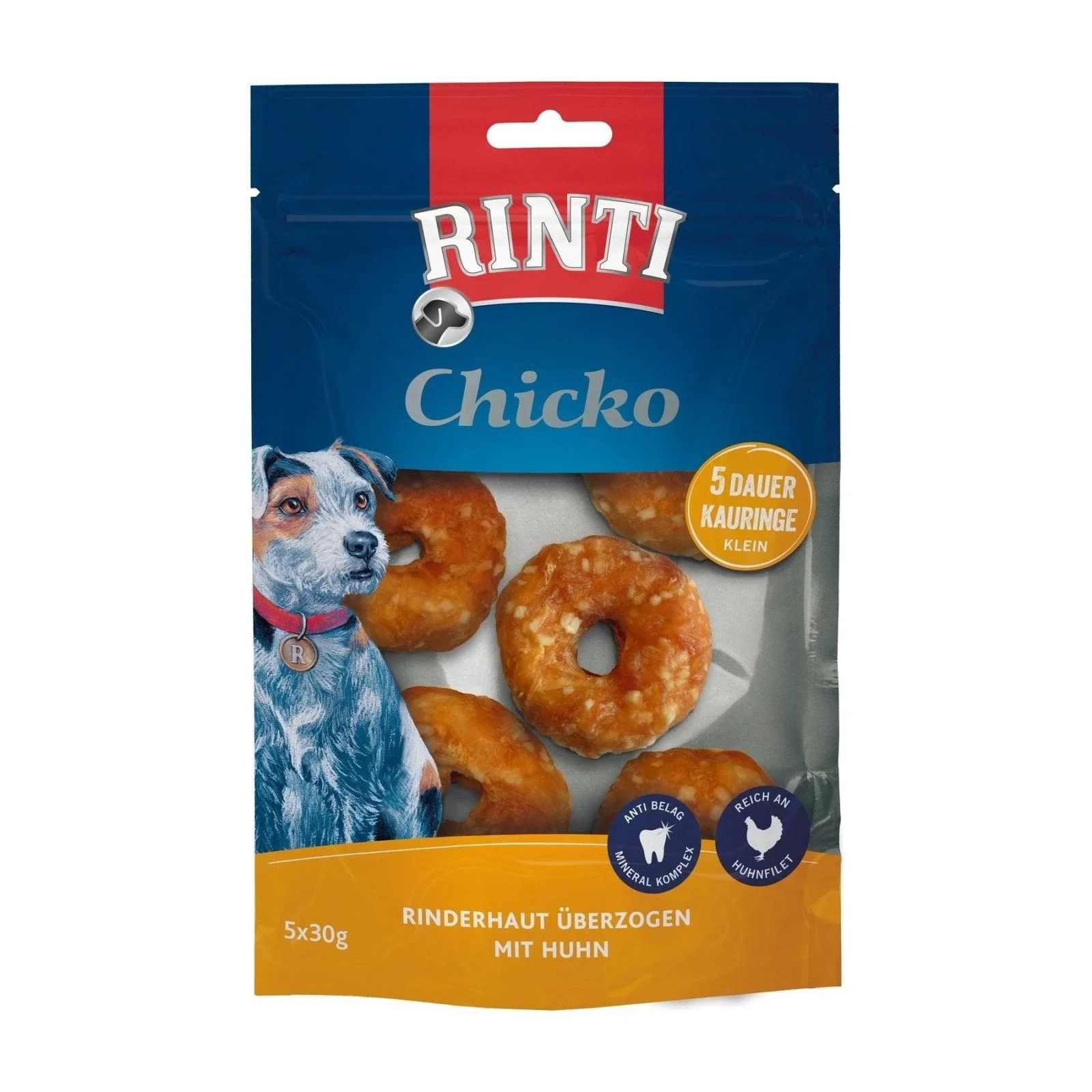 RINTI Chicko Dauer-Kauringe klein mit Huhn