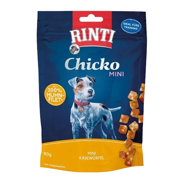 Rinti Chicko Mini Käsewürfel Huhn 80 g