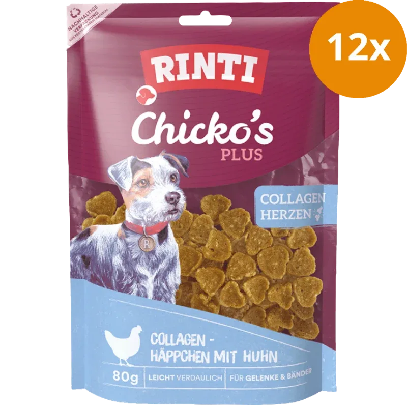 Rinti Chicko Plus Collagen Herzen mit Huhn 80 g - Image 2
