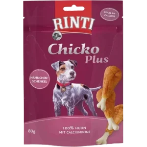 Rinti Chicko Plus Hähnchenschenkel mit Calciumbone 80 g