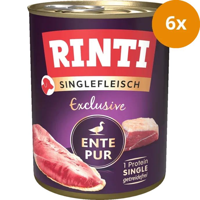 Rinti Dose Singlefleisch Exclusive Ente pur 800 g - Image 2