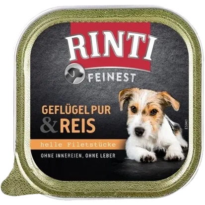 Rinti Feinest Geflügel Pur & Reis 150 g