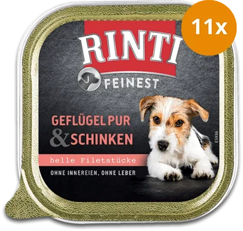 Rinti Feinest Geflügel Pur & Schinken 150 g - Image 2