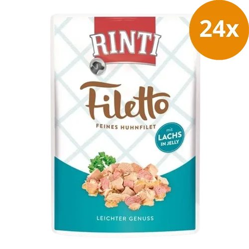 Rinti Filetto in Jelly Huhnfilet & Lachs 100 g - Image 2