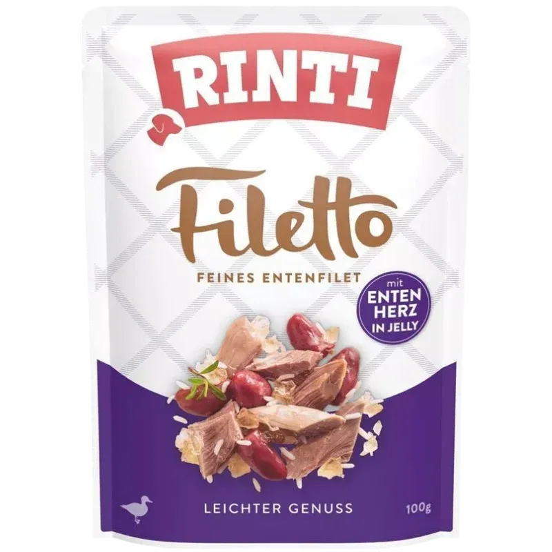 Rinti Filetto Jelly Ente & Entenherz 100 g