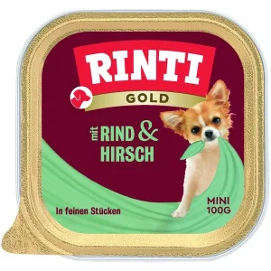 RINTI Gold Mini Hirsch & Rind 100g | DAS FUTTERHAUS