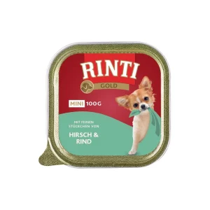 RINTI Gold mini Hirsch & Rind