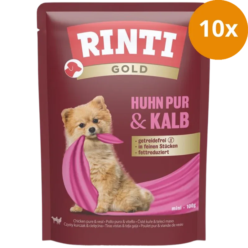 Rinti Gold PB Huhn Pur & Kalb 100 g - Image 2