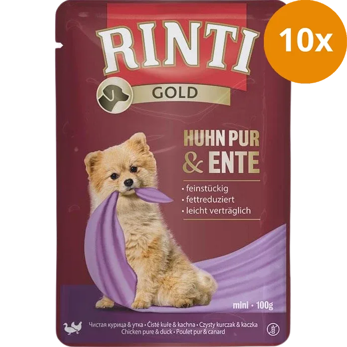 Rinti Gold Pouch Huhn Pur & Ente 100 g - Image 2