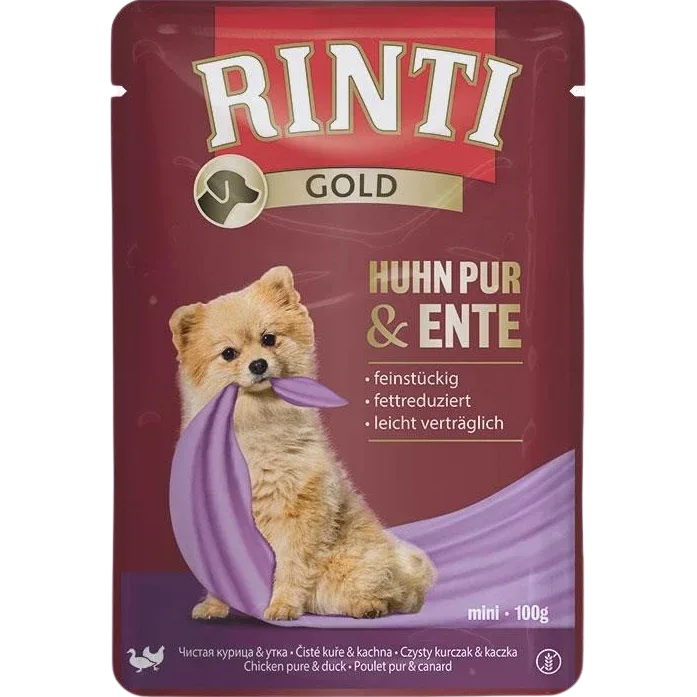 Rinti Gold Pouch Huhn Pur & Ente 100 g