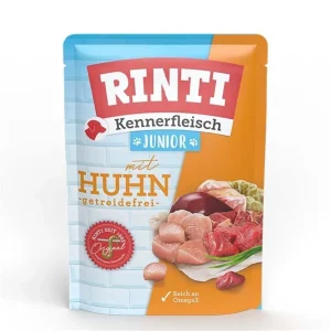 RINTI Kennerfleisch Pouch Junior mit Huhn