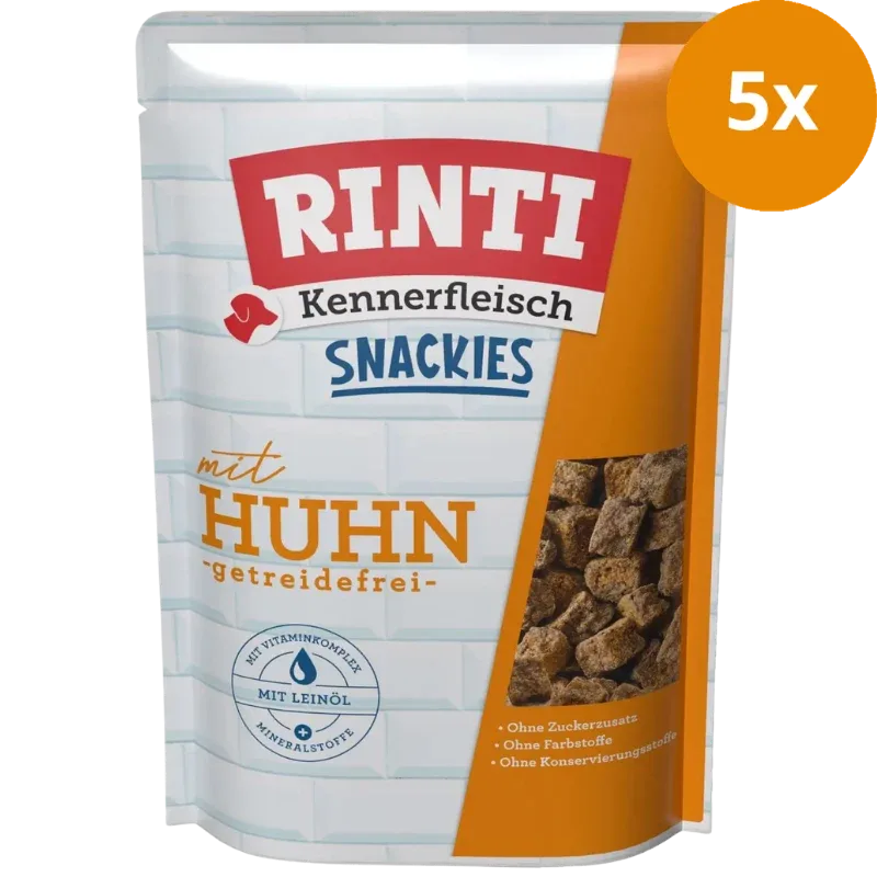 Rinti Kennerfleisch Snackies Adult Huhn 225 g - Image 2