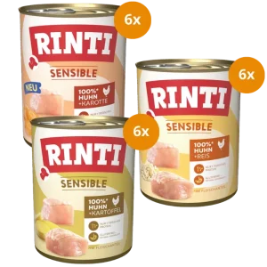 Rinti Sensible Probierpaket 800 g – Huhn Mix (3 Sorten)