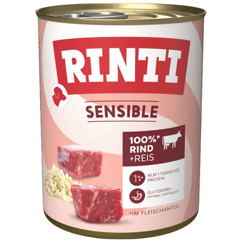 Rinti Sensible Rind & Reis 800 g