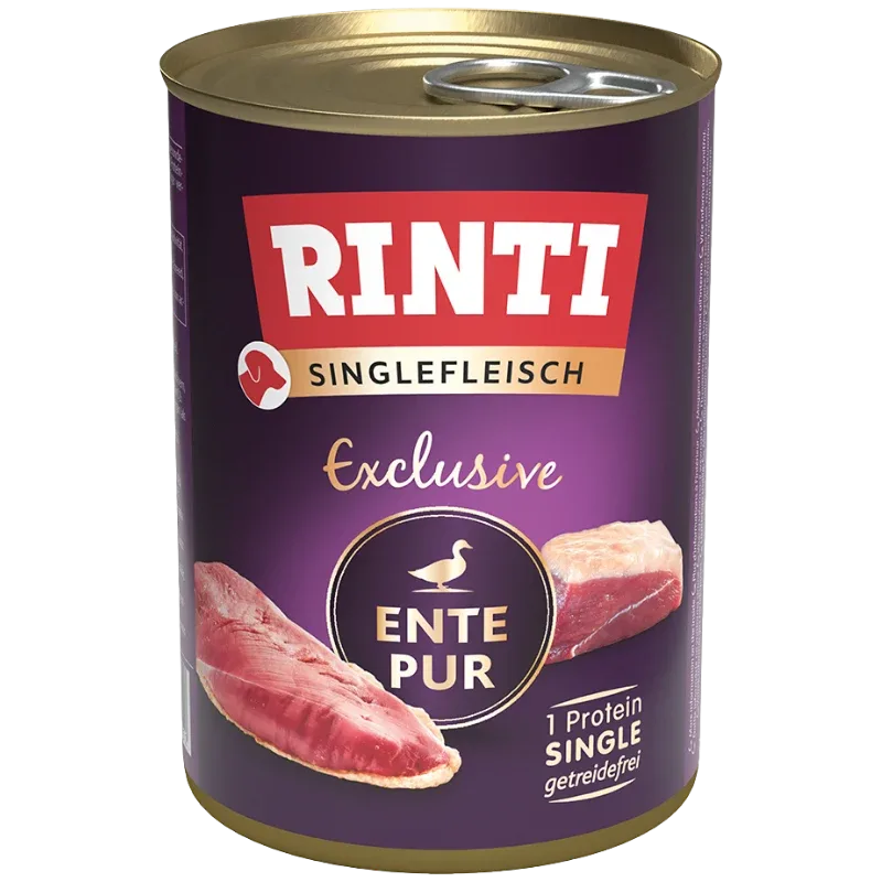 Rinti Singlefleisch Exclusive Ente pur 400 g