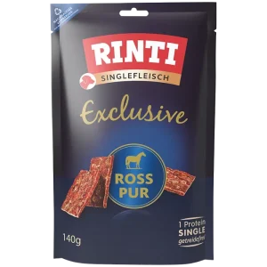 Rinti Singlefleisch Exclusive Snack Ross Pur 140 g