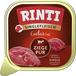 RINTI Singlefleisch Exclusive Ziege 150g | DAS FUTTERHAUS