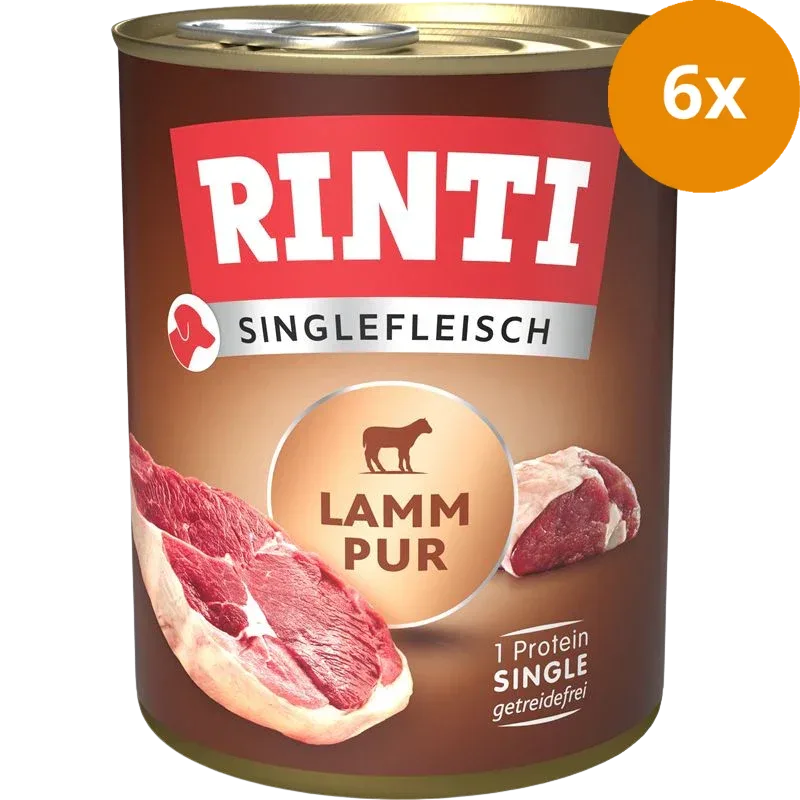 Rinti Singlefleisch Lamm Pur 800 g - Image 2