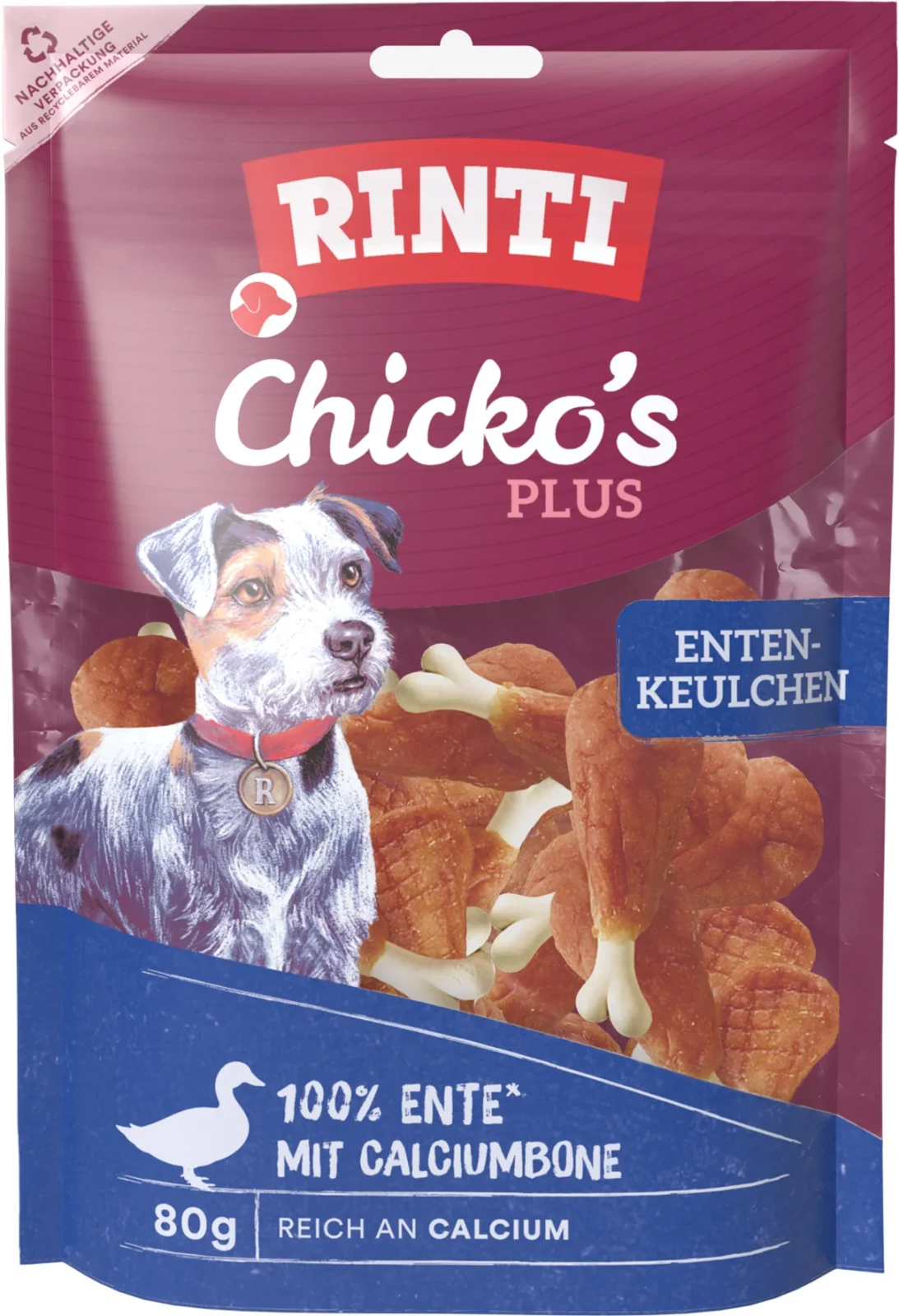 RINTI Snack Chicko Plus Entenkeulchen