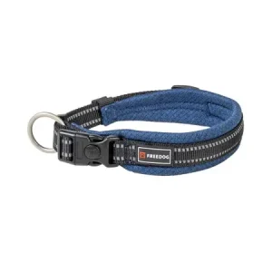 Robuster Profi Freedog Halsband Synthetik Shiva blau M - HaustierPro