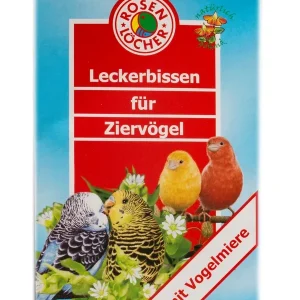 Rosenlöcher Leckerbissen mit Vogelmiere 5g | DAS FUTTERHAUS