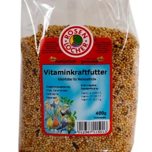 Rosenlöcher Wellensittich Vitaminkraftfutter 400g | DAS FUTTERHAUS