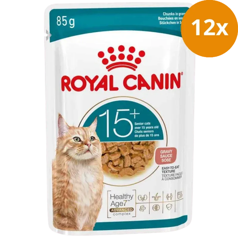 Royal Canin Feline Ageing 15+ in Soße 12x85 g - Image 2