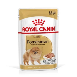 Royal Canin Hund Breed Pomeranian Feuchtnahrung für Zwergspitze als Mousse (>8 Monate)