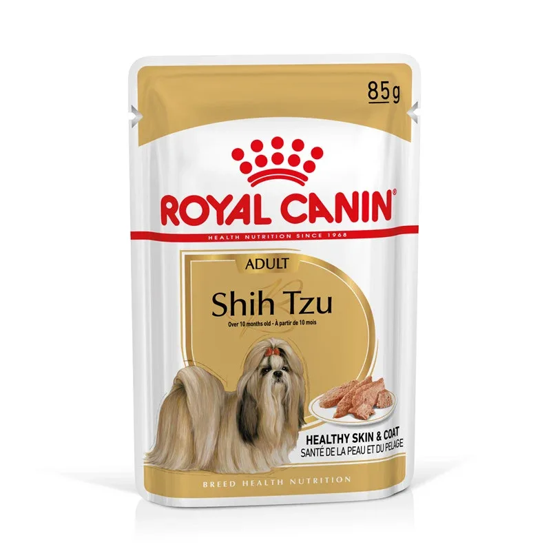 Royal Canin Hund Breed Shih Tzu Feuchtnahrung als Mousse (>10. Lebensmonat)