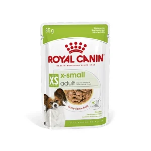 Royal Canin Hund X-SMALL Adult Feuchtnahrung als Häppchen in Soße (>10. Lebensmonat)