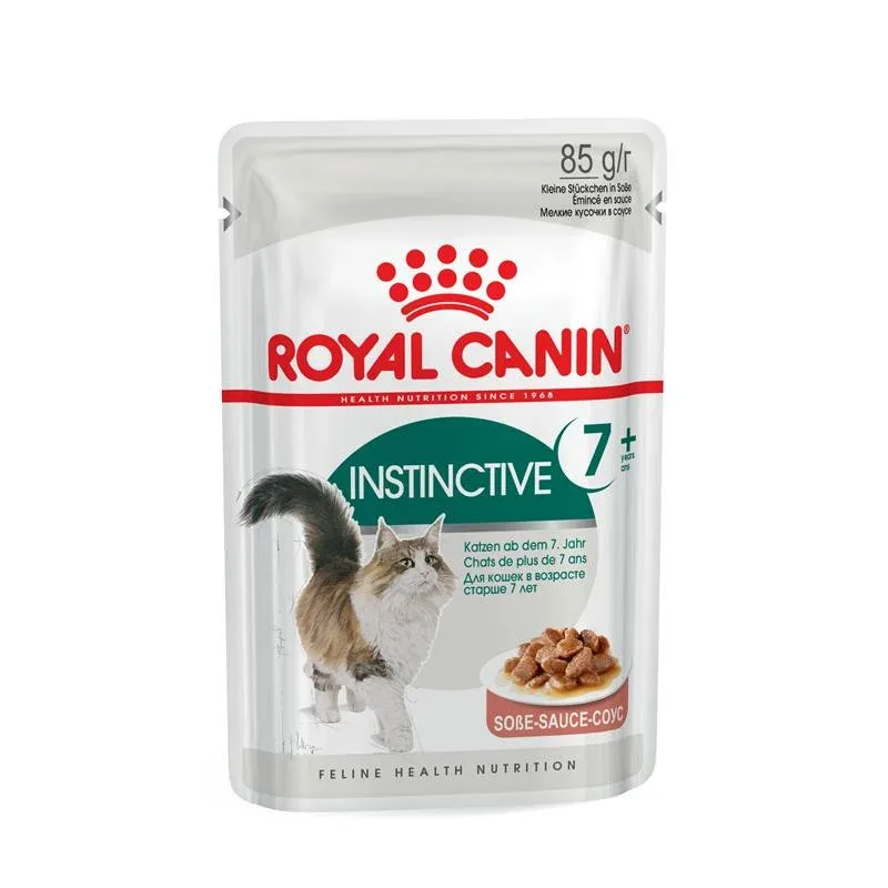 Royal Canin Katze Feline Health Nutrition Instinctive in Soße 7+ Frischebeutel