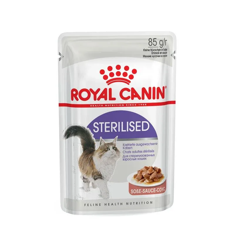 Royal Canin Katze Feline Health Nutrition Sterilised in Soße Frischebeutel