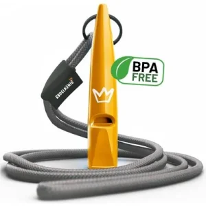Rudelkönig Hundepfeife für Rückruf & Hundetraining Orange