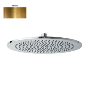 Runder Duschkopf Vienna 200mm Antikmetall Einstrahl mit Gelenk und inspizierbar - HaustierPro