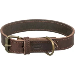 Rustic Fettleder Hundehalsband