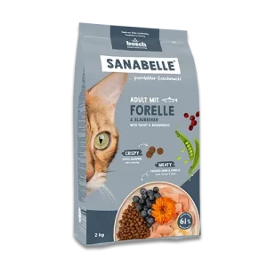 Sanabelle Adult mit Forelle